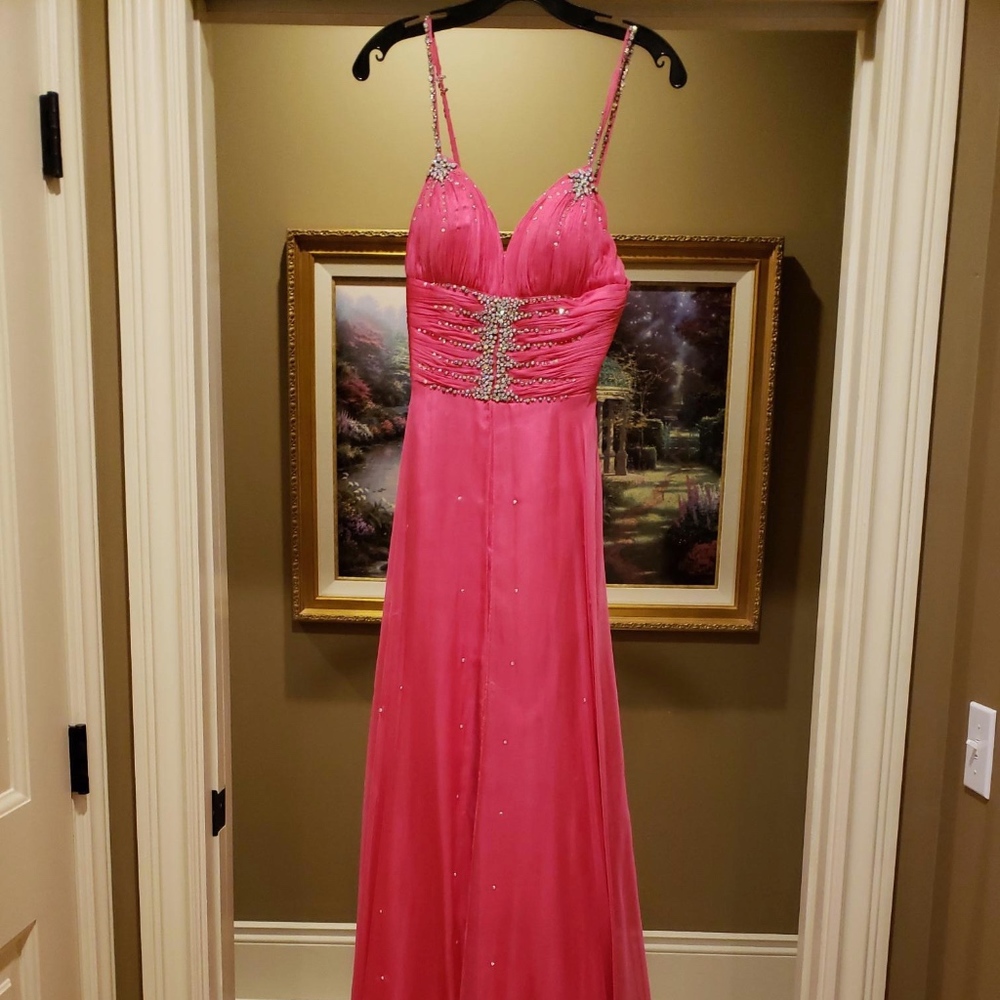 Hot pink Pageant gown